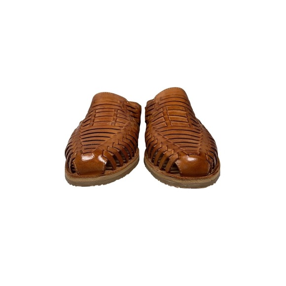 NWOT VERY VOLATILE Los Angeles Beliza Huaraches Slip On, Tan, Size 10 - Picture 2 of 11